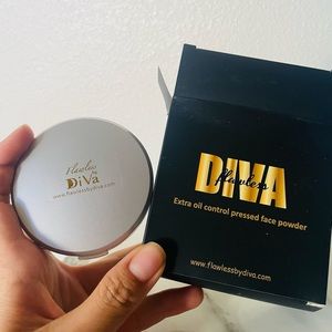 Oil control press face powder light